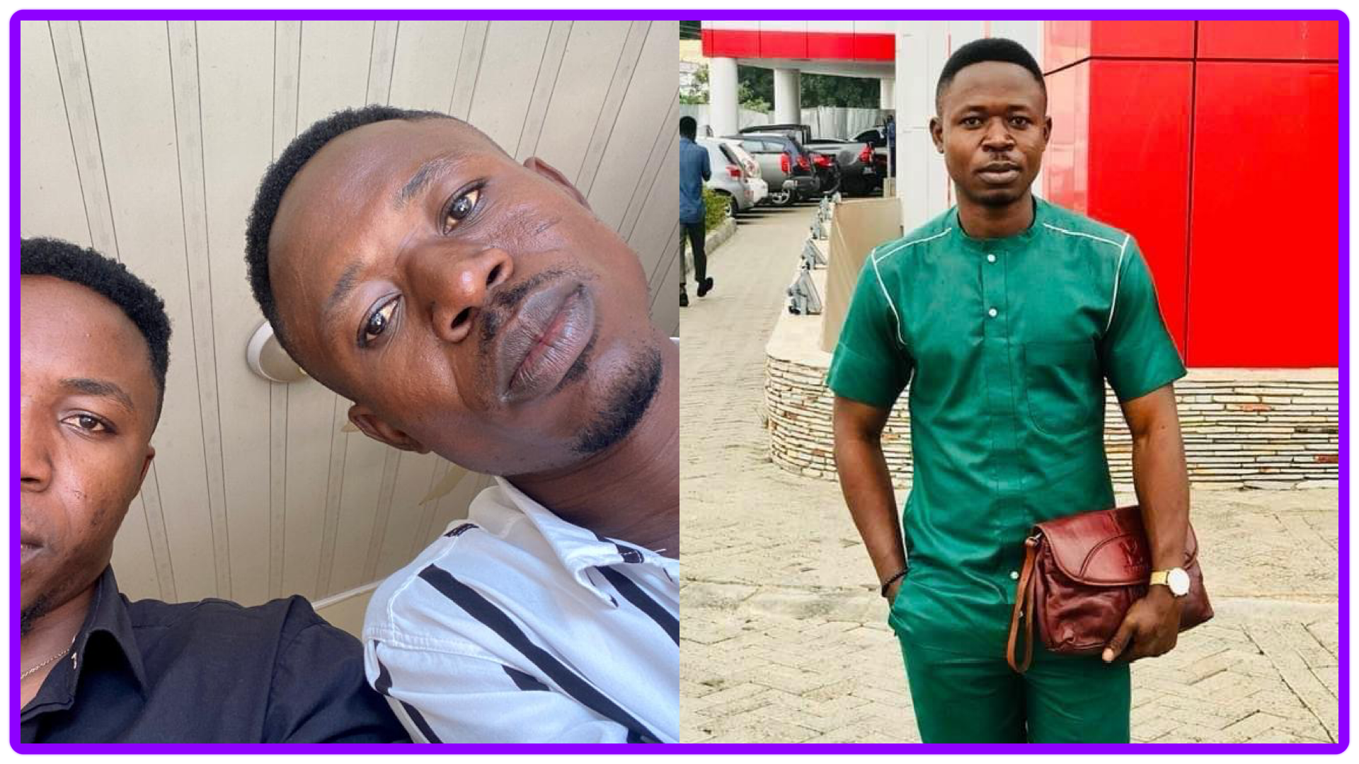 Rahaman Zakaria, a young resident of Spintex escapes death after being caught with alleged gay partner