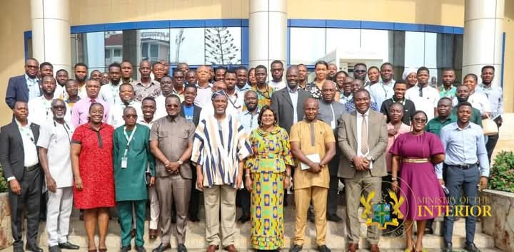 Minister of Interior, Hon Muntaka Mubarak visits National Identification Authority