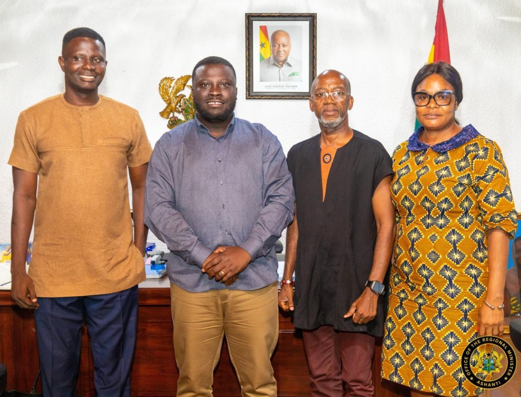 Kumasi National Theatre Project Gains Momentum: Rex Omar Engages Ashanti Regional Minister