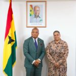 High Commissioner of Canada to Ghana, H.E. Myriam Montrat Pays a Courtesy call on the Minster for Foreign Affairs Hon. Samuel Okudzeto Ablakwa