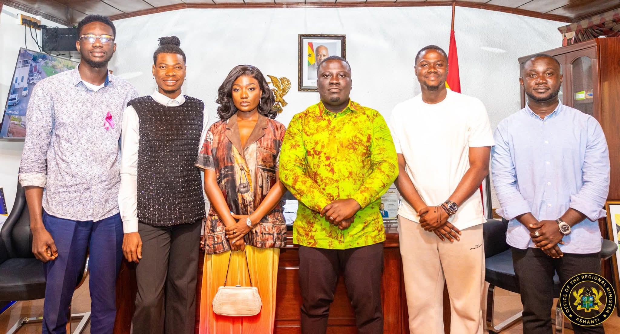 Efya Nokturnal Engages RCC on Supporting Female Artists in Ashanti Region